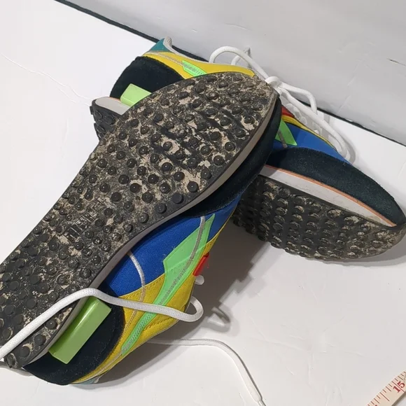 Puma Future Rider Twofold SD neon Shoes multicolor big boys 6.5c - Picture 9 of 10